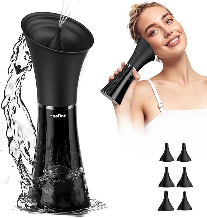 Electric Ear Wax Removal System, Water Powered Ear Cleaning Tool with 6 Tips and 4 Pressure Settings